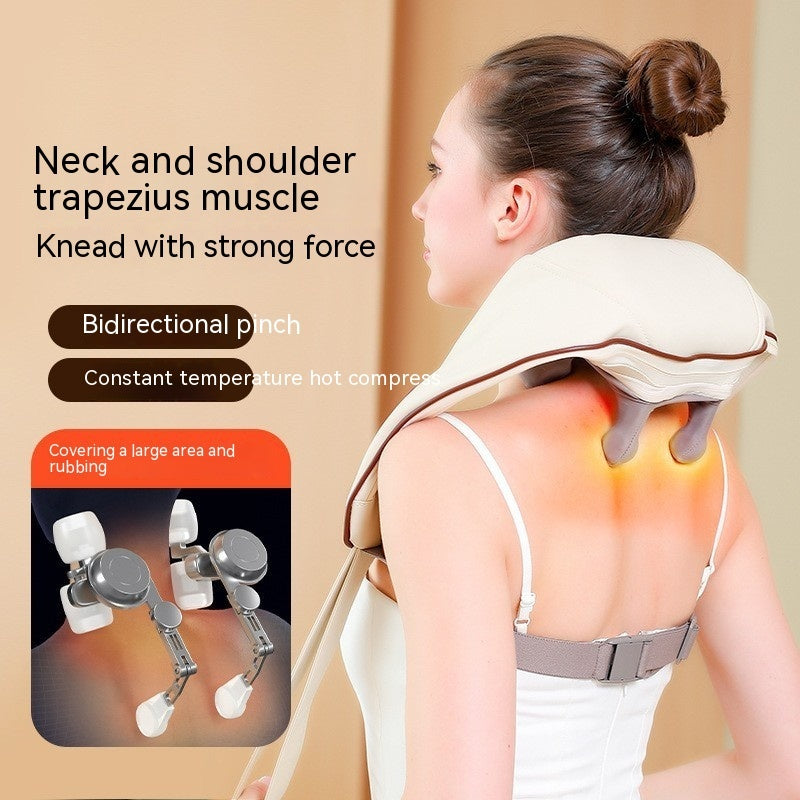 Home Kneading Hot Compress Shoulder And Neck Massager Home Kneading Hot Compress Shoulder And Neck Massager